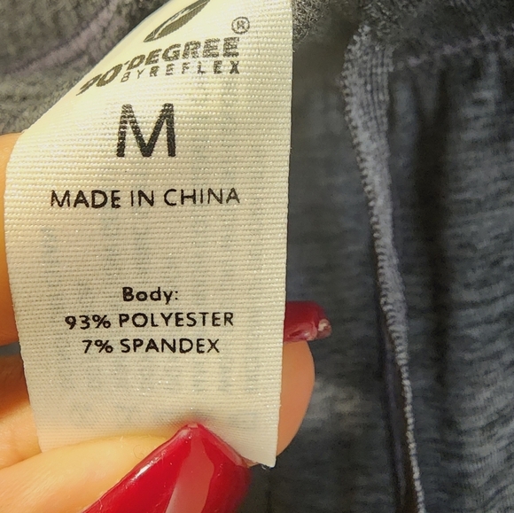 90 Degrees Gray women's Athletic Shorts size M - Picture 2 of 9